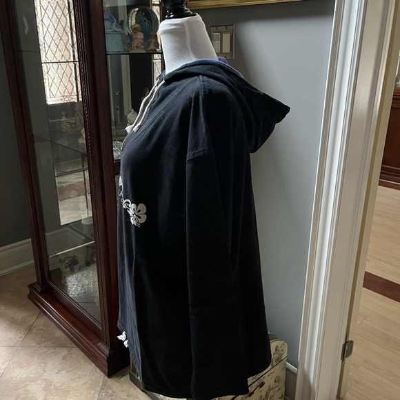 Cotton Hoodie~Kananaskis Country (Alberta)~Size M-Black - Picture 4 of 6